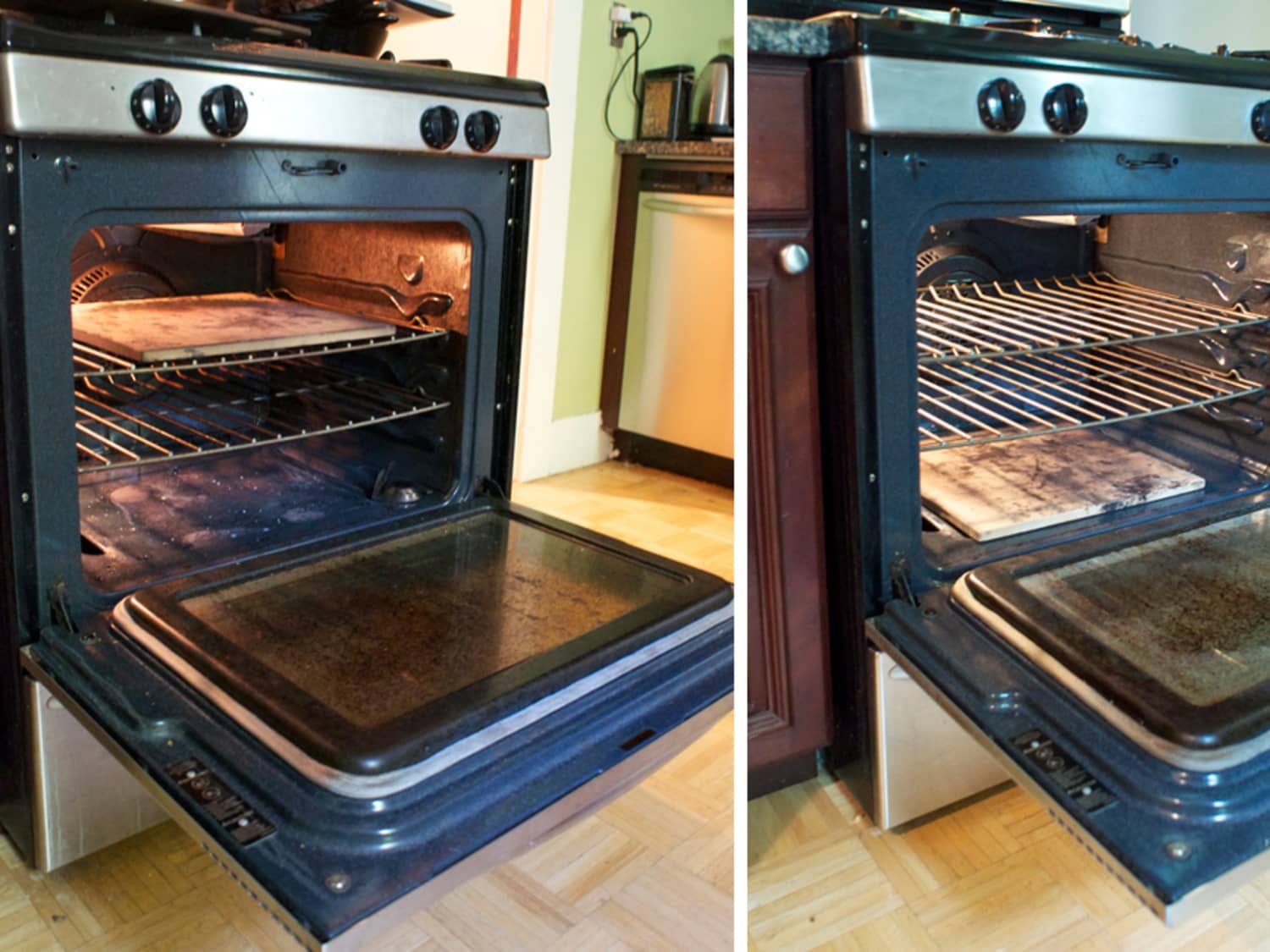 Range hood degrease before
